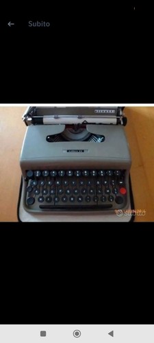 Macchina per scrivere olivetti - macchina,